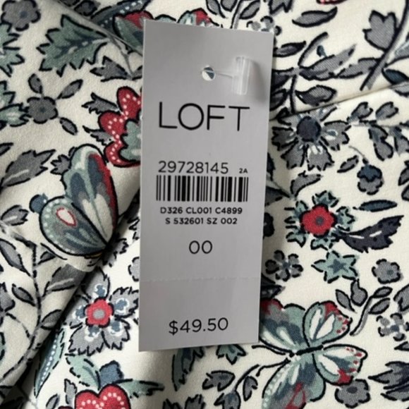 XS Loft Floral Riviera Shorts - Picture 6 of 6